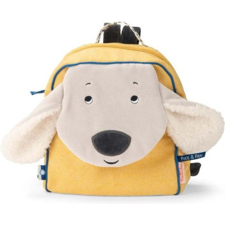 Sac à dos Pilou jaune Puce & Pilou - Puce & Pilou - Moulin Roty