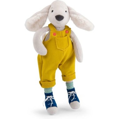 Poupée chien Pilou jaune Puce & Pilou - Puce & Pilou - Moulin Roty