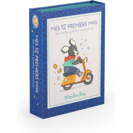 Cartes Mes 12 premiers mois Puce & Pilou - Puce & Pilou - Moulin Roty
