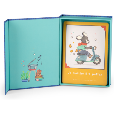 Cartes Mes 12 premiers mois Puce & Pilou - Puce & Pilou - Moulin Roty