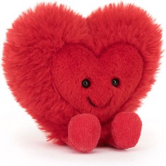 Jellycat Peluche Amuseables Beatie Heart 12cm