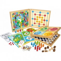 Coffret de Jeux classiques - 80 règles - Jeujura
