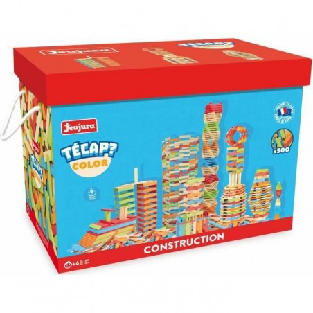 Jeu de construction - 500 pièces en bois - Jeujura