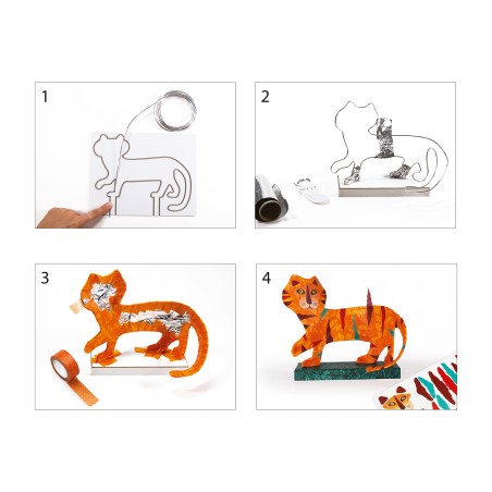 Atelier sculpture : le tigre - Djeco
