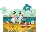 Puzzle silhouette Ollie le dalmatien - Djeco