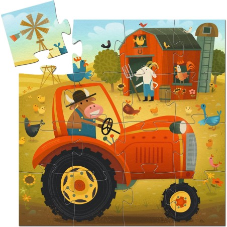 Tracteur - 16 pcs - Djeco