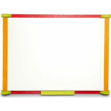 Tableau en bois 3 faces - magnétique et craie - Jeujura