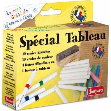 Lot Feutres et craies Coffret Spécial Tableau - Jeujura