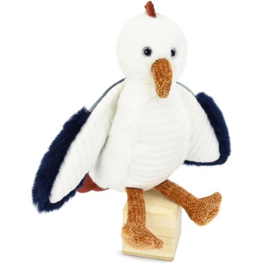 Peluche Mouette blanche 23 cm - Histoire D'ours