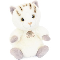 Peluche chat assis 20 cm - Histoire D'ours