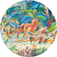 Puzzle Gallery Groupe de musique des bois 200 pièces - Djeco 2