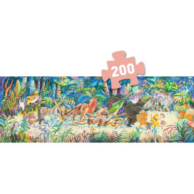 Puzzle Gallery Groupe de musique des bois 200 pièces - Djeco