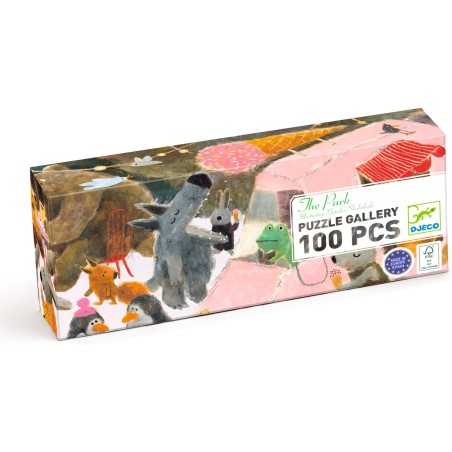 Puzzle Gallery Le Parc 100 pièces - Cadeau enfant - Djeco