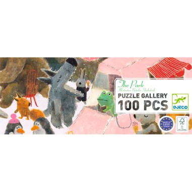 Puzzle Gallery Le Parc 100 pièces - Cadeau enfant - Djeco