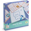 Apprendre à dessiner Step by step Babies & Co - Djeco