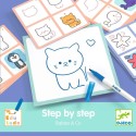 Apprendre à dessiner Step by step Babies & Co - Djeco