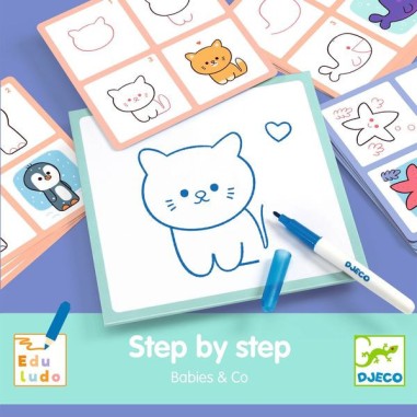 Step by step Babies & Co - Jeu éducatif Eduludo - Djeco