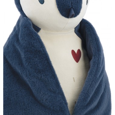 Ma peluche manchot bleu 50 cm & emmaillotage - Kaloo