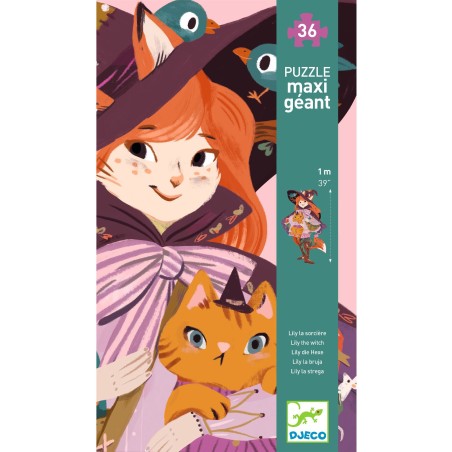 Puzzle géant Lily la sorcière - Puzzle Xxl - Djeco