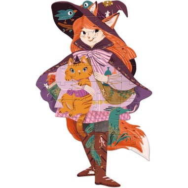 Puzzle géant Lily la sorcière - Puzzle Xxl - Djeco