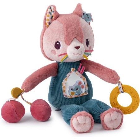 Peluche Jeanne chat multi-activités - Lilliputiens