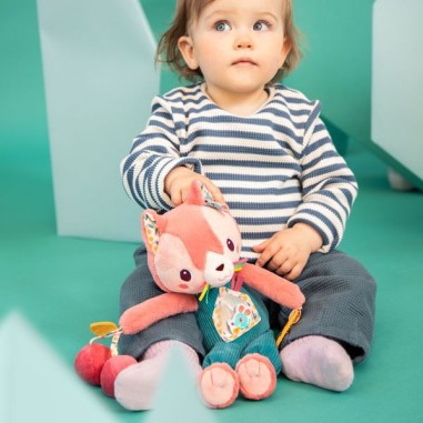 Peluche Jeanne chat multi-activités - Lilliputiens
