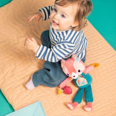 Peluche Jeanne chat multi-activités - Lilliputiens