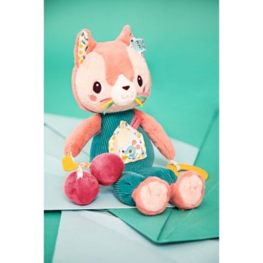 Peluche Jeanne chat multi-activités - Lilliputiens