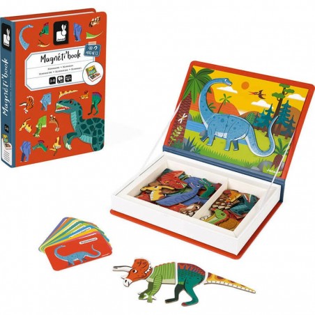 Magnéti'book Dinosaures - Livre magnétique - Janod