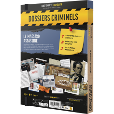 Dossiers Criminels : Le Maestro Assassiné - Jeu d'enquête - Platonia Games 2