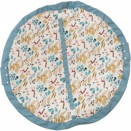 Tapis de jeu et sac de rangement Play and Go "Sous mon Baobab" - Moulin Roty