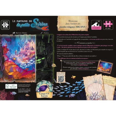Arcana Puzzle 1000 pièces : Le Royaume de La Petite Sirène - Gigamic