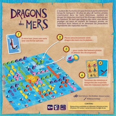 Dragons des Mers - Jeu de Société - Jeu de Placement - Gigamic