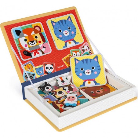 Puzzle magnétique Animaux - Mix & Match - Janod