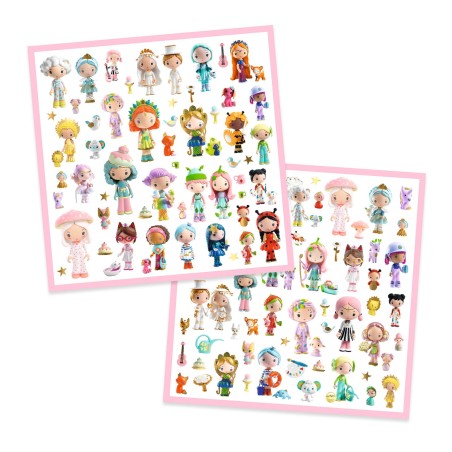 Pochette de 160 stickers Tinyly - Djeco