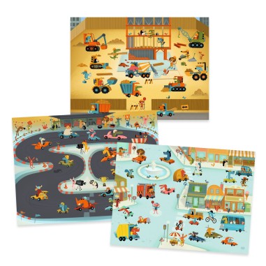 Décalcomanies Asphalte - Djeco