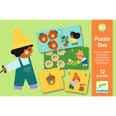 Puzzle duo Premiers Chiffres - Djeco