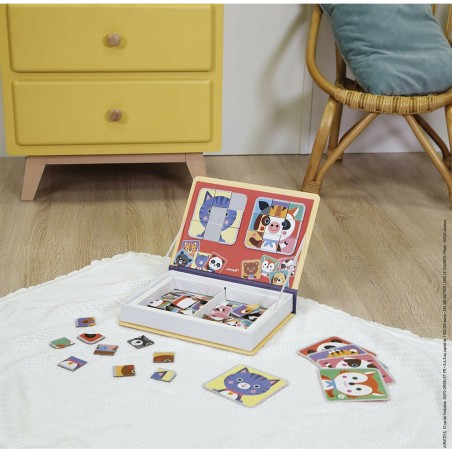 Puzzle magnétique Animaux - Mix & Match - Janod