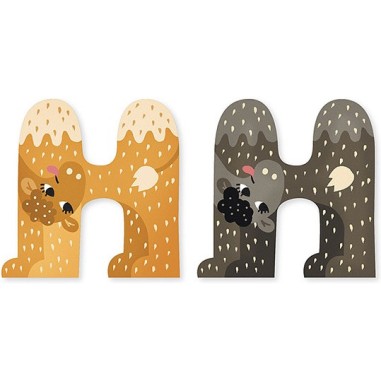 Michelle Carlslund Letter H - décoration murale - Vilac