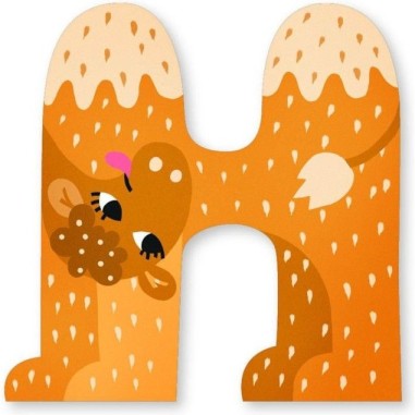 Michelle Carlslund Letter H - décoration murale - Vilac