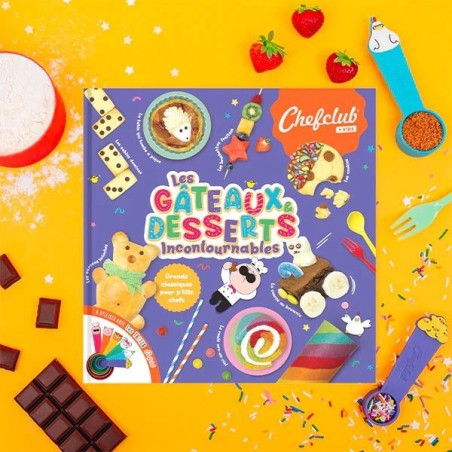 Livre Les gâteaux et desserts incontournables - Chefclub Kids