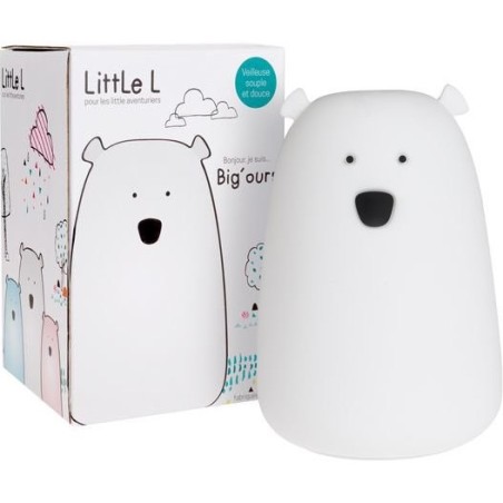 Veilleuse Big ours blanc - Little L