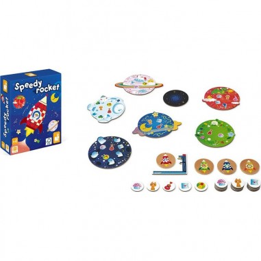 Jeu d'adresse pour enfant Speedy Rocket - Janod