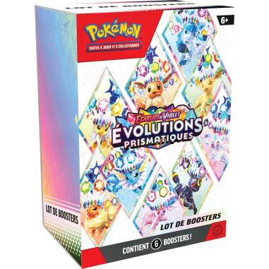 Pokémon EV8.5 : Bundle - 6 boosters Evolutions prismatiques