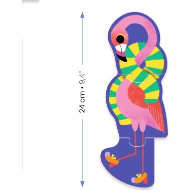 Puzzle Trio - Savana - Jeu éducatif - Djeco