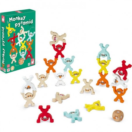 Jeu d'adresse Monkey Pyramid - Janod