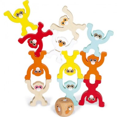 Jeu d'adresse Monkey Pyramid - Janod