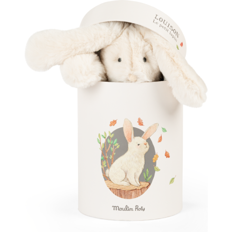 Poupée lapin Louison - en boîte - Trois petits lapins - Moulin Roty