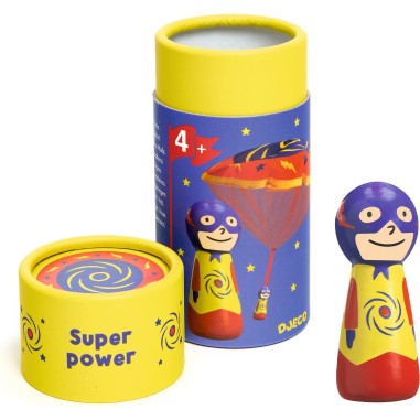 Parachutiste Super Power - Display 9 pièces Jeu d'adresse - Djeco