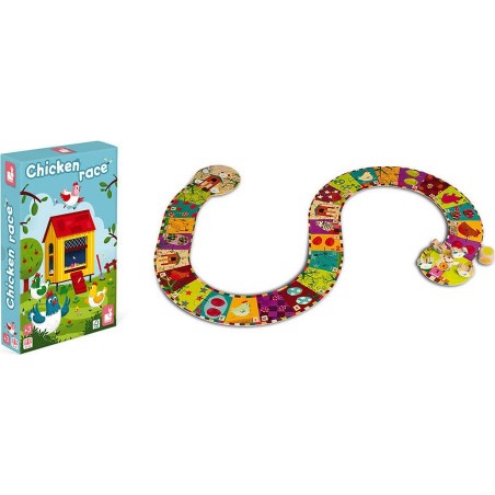 Jeu de parcours - Chicken Race - Janod